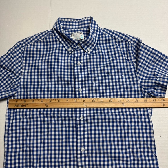 2 J. Crew Crewcuts Short Sleeve Button Up Shirts Boys' Size: 12 - Picture 6 of 11